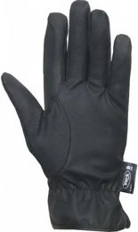 Produktbild von Reithandschuhe York Snap Winter Kunstleder Schwarz Unisex Größe S