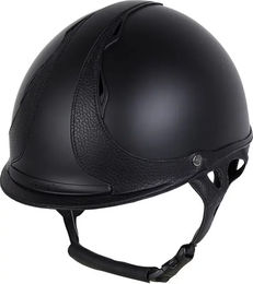 Produktbild von Reithelm Antarès aus Leder in Schwarz Unisex Größe S