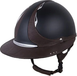 Produktbild von Reithelm Antarès Eclipse US für Damen mit Swarovski Kristallen aus Leder
