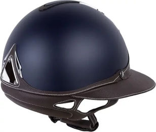 Produktbild von Reithelm Antarès Galaxy Eclipse Swarovski Blau Leder Unisex Grösse M