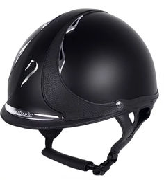 Produktbild von Reithelm Antarès Galaxy Leder Schwarz Unisex Größe S