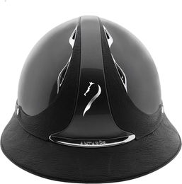 Produktbild von Reithelm Antarès Premium Eclipse aus Leder Unisex in Grau oder Schwarz Größe S