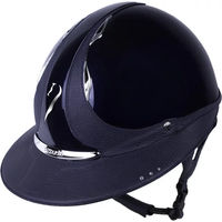 Produktbild von Reithelm Antarès Premium Strass Unisex CE-zertifiziert in Blau oder Schwarz Größe M