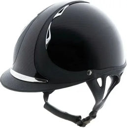 Produktbild von Reithelm Antarès Premium Tech aus Leder Schwarz Unisex Größe S