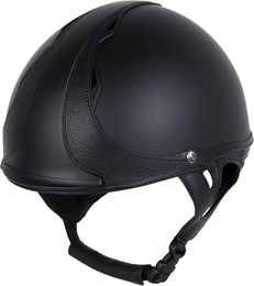 Reithelm Antarès Race aus Leder in Schwarz Unisex Größe S – Bild 1 von 1
