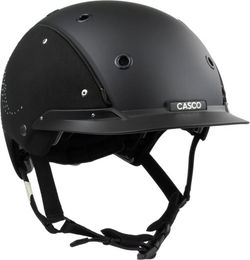 Reithelm Casco Champ Nova Shade Schwarz mit Swarovski Kristallen Größe 58-62 cm – Bild 1 von 1