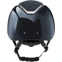 Produktbild von Reithelm Charles Owen Kylo Crystal aus Kunstleder Unisex in Schwarz oder Blau Größe S