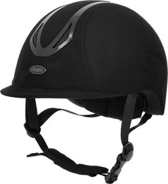 Produktbild von Reithelm Damen Choplin Aero Velvet Schwarz Kunststoff 61/63 cm