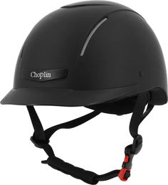 Produktbild von Reithelm Damen Choplin Plume Schwarz Polyester CE 59/61 cm