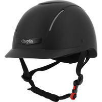 Produktbild von Reithelm Damen Choplin Plume Schwarz Polyester CE 59/61 cm