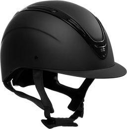Produktbild von Reithelm Equestro Apocalypse Unisex Schwarz aus Kunstleder Größe L