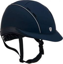 Produktbild von Reithelm Equestro Phantom Leder Blau Unisex S/M (52/56 cm)