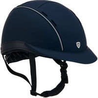 Produktbild von Reithelm Equestro Phantom Leder Blau Unisex S/M (52/56 cm)
