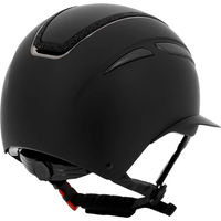 Produktbild von Reithelm Equithème Agris mit breitem Visier für Unisex in Schwarz oder Silber