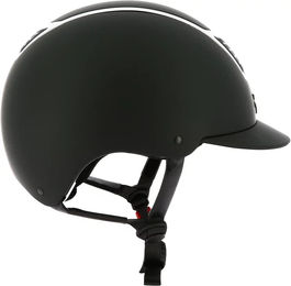 Produktbild von Reithelm Equithème Airy für Damen in Schwarz oder Silber aus Kunststoff CE-zertifiziert 59/61 cm