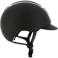 Produktbild von Reithelm Equithème Airy für Damen in Schwarz oder Silber aus Kunststoff CE-zertifiziert 59/61 cm