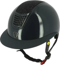 Produktbild von Reithelm Equithème Airy LM Unisex Schwarz Blau CE TÜV Grösse 56/58 cm