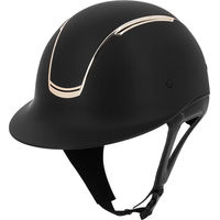 Produktbild von Reithelm Equithème Soazy Unisex Schwarz-Gold aus Kunststoff Größe S