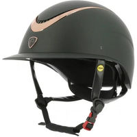 Produktbild von Reithelm Equithème Wings für Damen in Rosa oder Schwarz mit CE-Zertifizierung aus Kunststoff Größe 52/54 cm