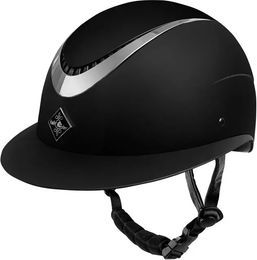 Produktbild von Reithelm Fair Play Apoleus W-V Unisex Schwarz mit Memory Foam Größe S