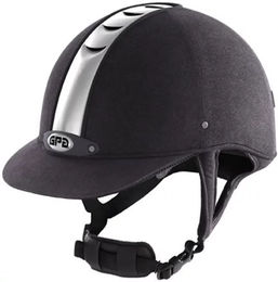 Produktbild von Reithelm Gilpa Titanium Unisex Grau Schwarz 52 cm