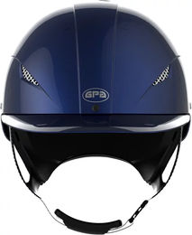 Produktbild von Reithelm GPA Easy Evo Hybride Shiny Blau 55 cm