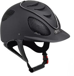 Produktbild von Reithelm GPA SpeedAir Crystal 2X Schwarz Metall Unisex 60 cm