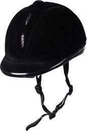 Reithelm HKM New Flock Schwarz Unisex Größe L mit BSI und VG1 Zertifizierung – Bild 1 von 1