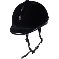 Produktbild von Reithelm HKM New Flock Schwarz Unisex Größe L mit BSI und VG1 Zertifizierung