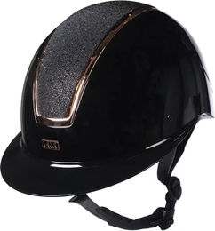 Reithelm HKM Shield Brillant für Damen in Schwarz nach EN 1384 : 2023 Größe L – Bild 1 von 1