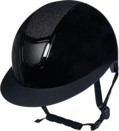 Reithelm HKM Shiny Diamond für Damen in Schwarz Größe M – Bild 1 von 1