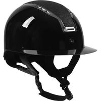 Produktbild von Reithelm HORKA Gaudi glossy Damen Schwarz Leder XS
