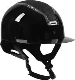 Produktbild von Reithelm HORKA Gaudi glossy für Damen in Schwarz aus Leder Größe S/M (55-57 cm)