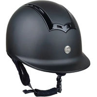 Produktbild von Reithelm Horsenjoy Genius Shiny Schwarz Unisex Größe S aus Kunstleder