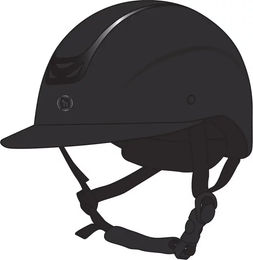 Reithelm Horze Arix II Unisex Schwarz Größe S – Bild 1 von 1