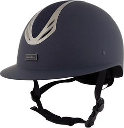 Produktbild von Reithelm Premiere Esperanzo Unisex CE Grau Blau 52/54 cm