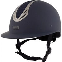 Produktbild von Reithelm Premiere Esperanzo Unisex CE Grau Blau 52/54 cm