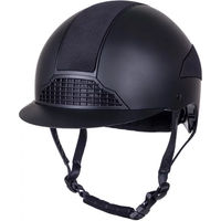 Produktbild von Reithelm QHP Austyn Unisex Kunststoff CE-zertifiziert Schwarz Blau Größe 51/55