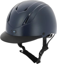 Produktbild von Reithelm Riding World Topy Blau XS aus Kunststoff CE-zertifiziert Unisex