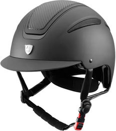 Produktbild von Reithelm Tattini Marte Schwarz Unisex Größe M aus Kunststoff mit CE und TÜV Zertifizierung