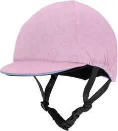 Produktbild von Reithelmüberzug QHP Rosalynn Rosa Unisex