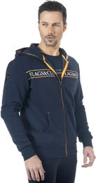 Produktbild von Reithoodie Flags&Cup Perico Kapuzenpullover für Kinder aus Baumwolle Blau Größe 4 Jahre