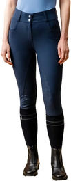 Reithose Alessandro Albanese Horseware Allora Full Grip Damen Blau Stoff – Bild 1 von 1