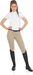 Produktbild von Reithose Damen Equestro Selene aus Baumwolle Beige Größe 46 IT