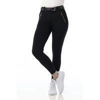 Produktbild von Reithose Damen Equithème Kenya Schwarz Gold Polyamid Größe 44