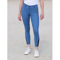 Produktbild von Reithose Damen Le Sabotier Athenais Blau Größe 34