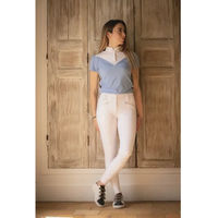 Produktbild von Reithose Damen Pénélope Rocky in Beige Grau Weiß aus Polyamid Größe 34