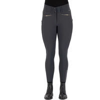 Produktbild von Reithose Easy Rider Amora Damen Full Grip Grau Größe 32