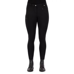 Produktbild von Reithose Easy Rider Joy Damen Winter Full Grip Schwarz Silber Größe 44