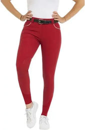 Produktbild von Reithose Equithème Belinda Damen Rot Größe 36